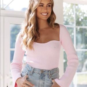 **SOLD** Petal and Pup pink sweater